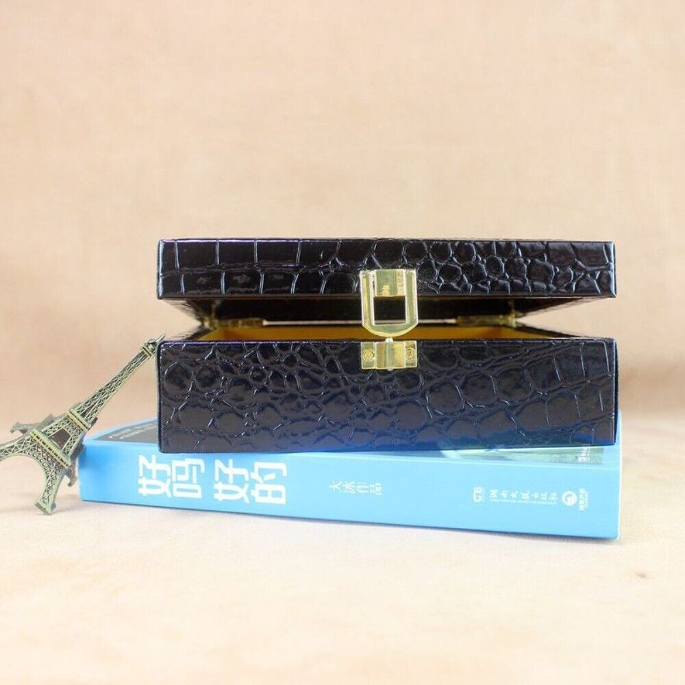 Crocodile Pattern wooden PU Leather Box 1 4