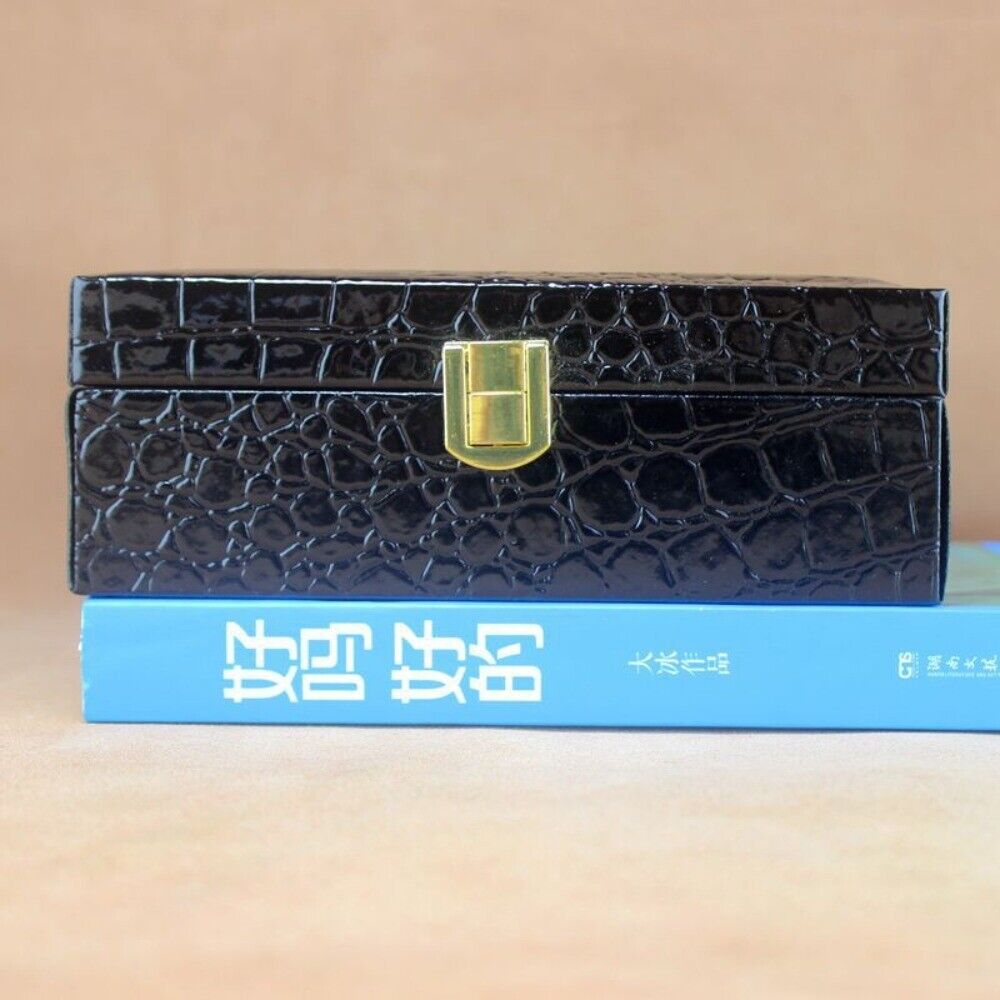 Crocodile Pattern wooden PU Leather Box 1 5