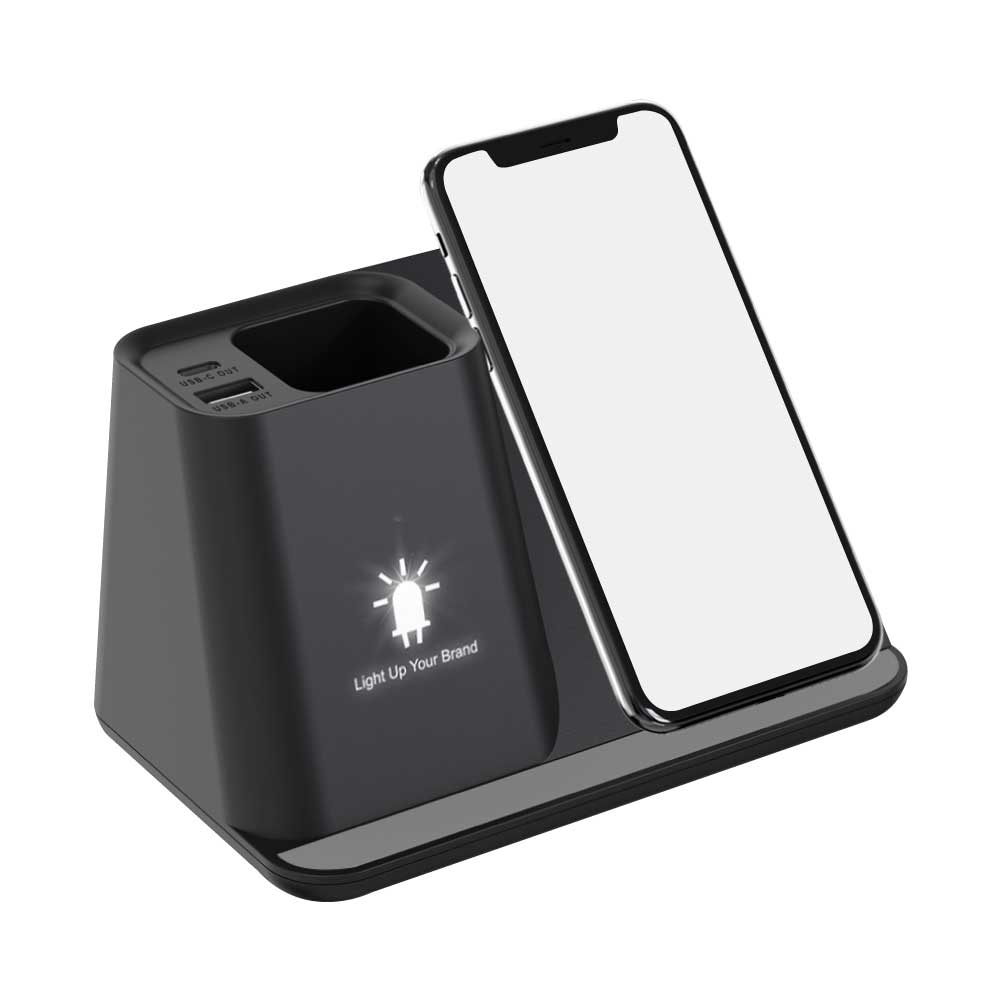 Pens-Holder-with-Wireless-Charging-WDS3-BK-04
